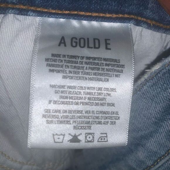 Agolde destroyed distressed Sophie crop 26 ankle designer jeans - Picture 3 of 5